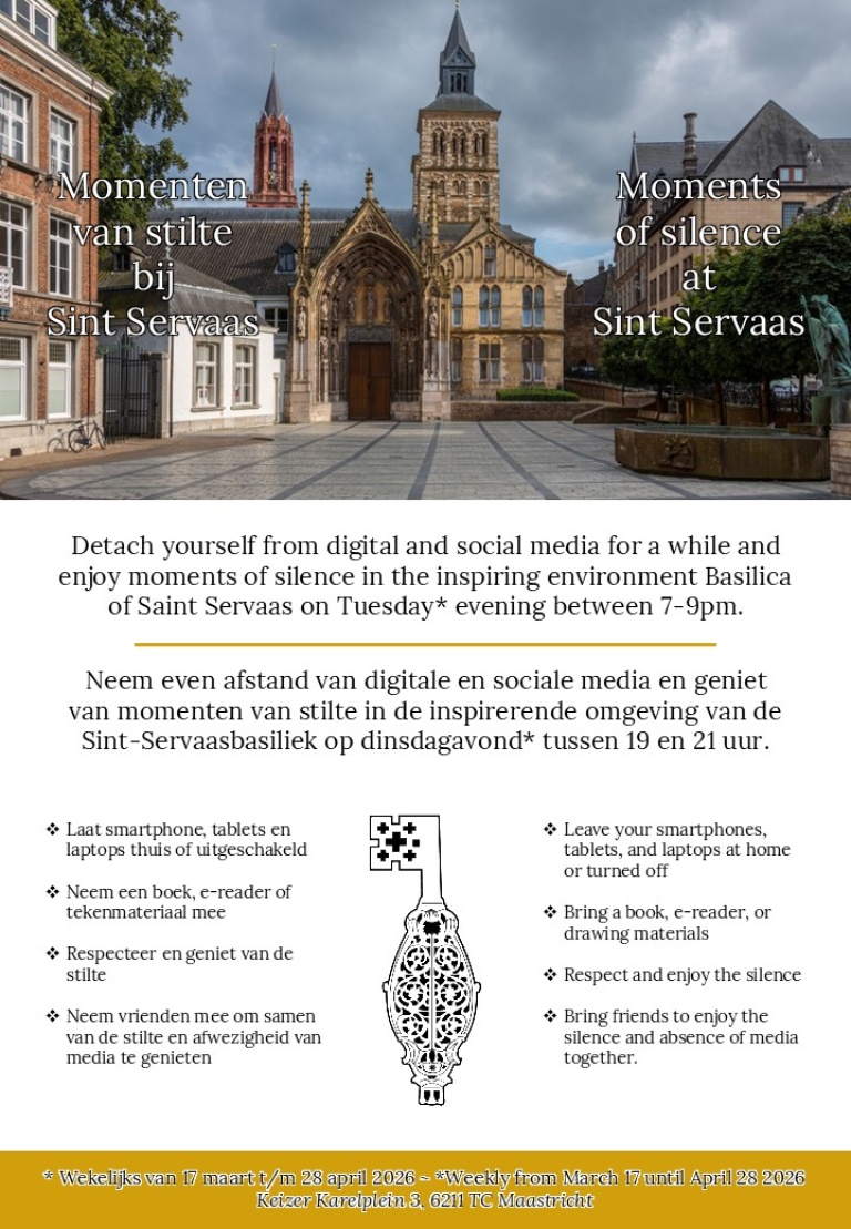 Momenten van stilte bij Sint Servaas